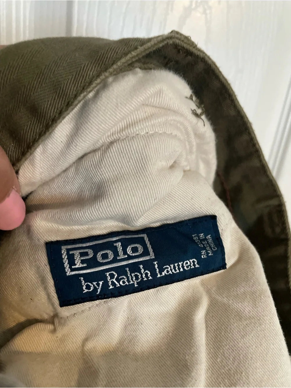 Vintage Polo by Ralph Lauren Men's 34/30 Olive Cargo Pants - Utility Style